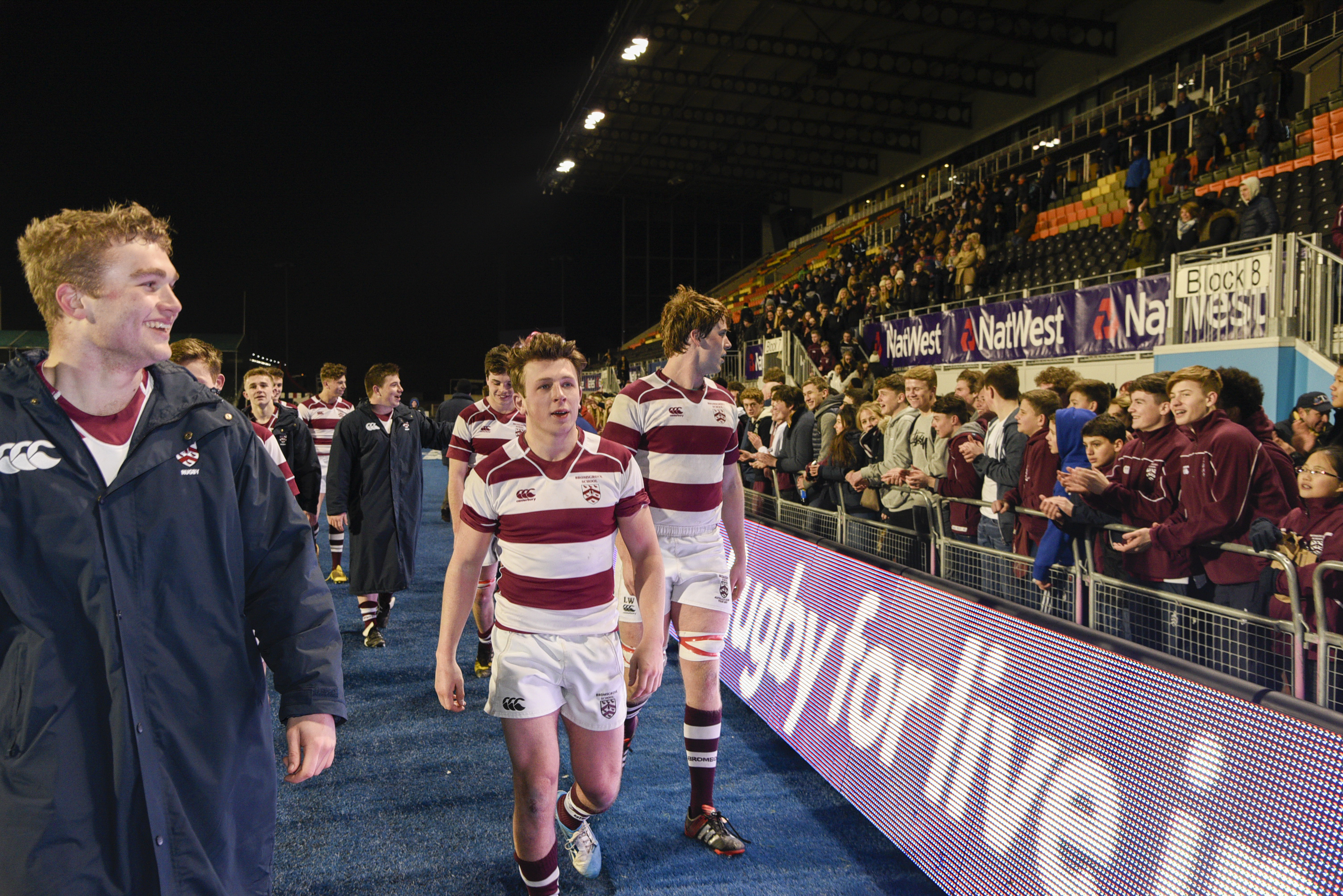 NatWest Schools Cup Semi Final (won 50-24): Bromsgrove v Whitgift, 27th February 2016